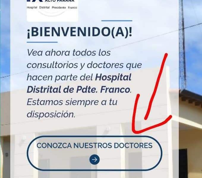 Hospital de Franco cuenta con página web