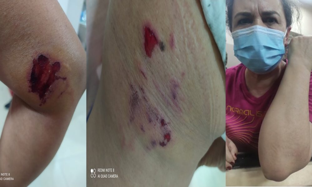 Bartola se aprovecha de tragedia para patotear en hospital de Franco y herir a limpiadora